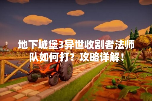 地下城堡3异世收割者法师队如何打？攻略详解！